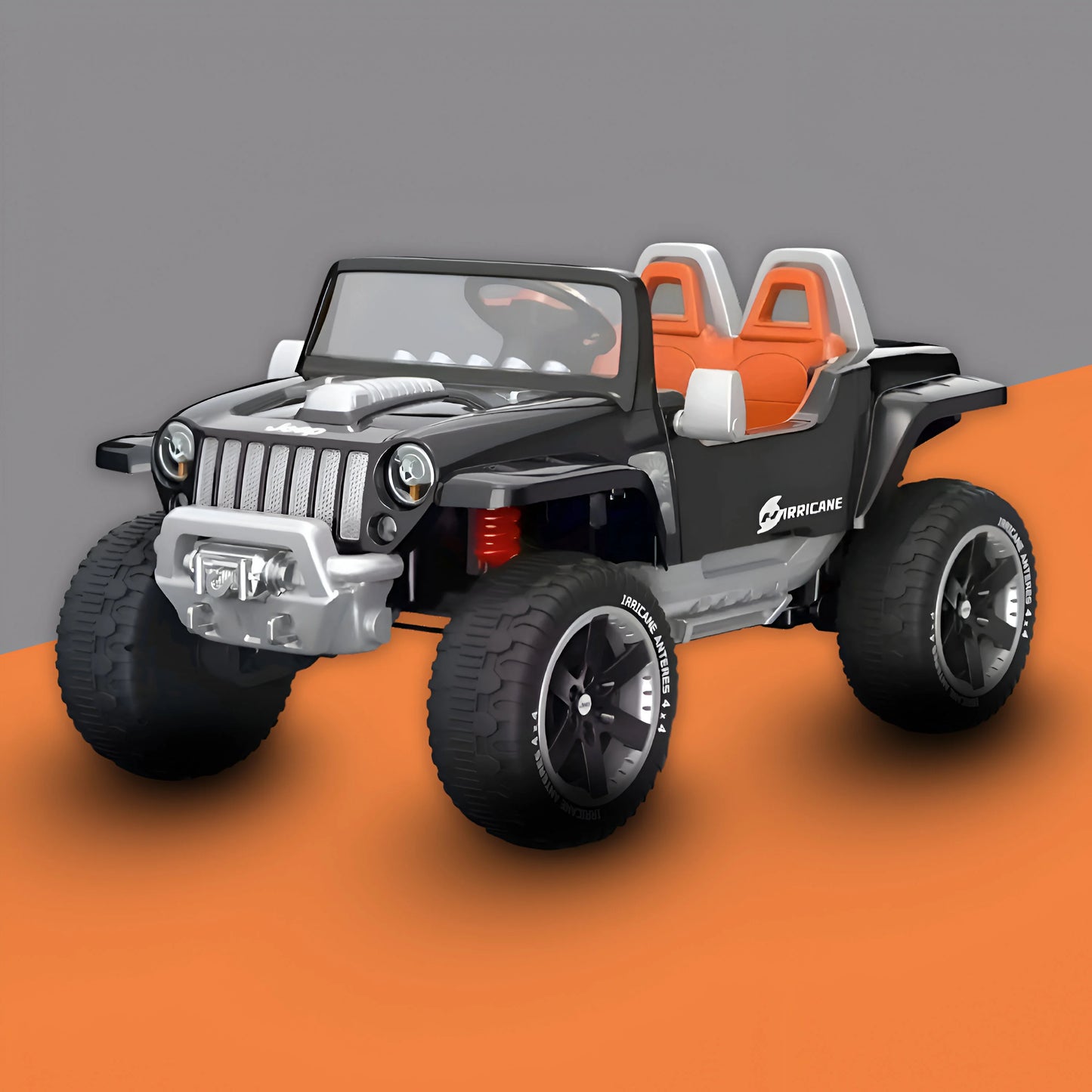 Fliptoy™ Hurricane Kids Car, Baby Toy Car, Rechargeable Battery-Operated Ride on Jeep for Kids with R/C Electric Motor Big Car for Kids Cars, Baby Car for Boys & Girls