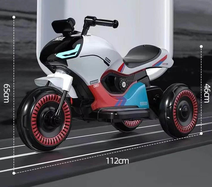 FLIPTOY® Battery Operated Hand Race Jumbo Kids Bike -618 | Fun, Safe & Stylish Ride-On for Kids