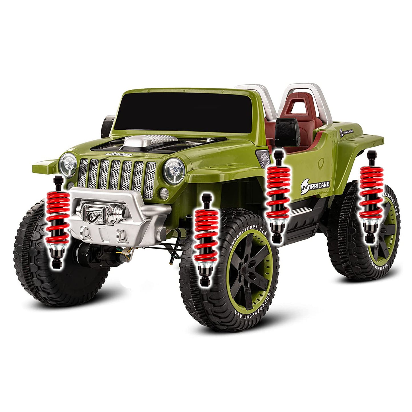 Fliptoy™ Hurricane Kids Car, Baby Toy Car, Rechargeable Battery-Operated Ride on Jeep for Kids with R/C Electric Motor Big Car for Kids Cars, Baby Car for Boys & Girls