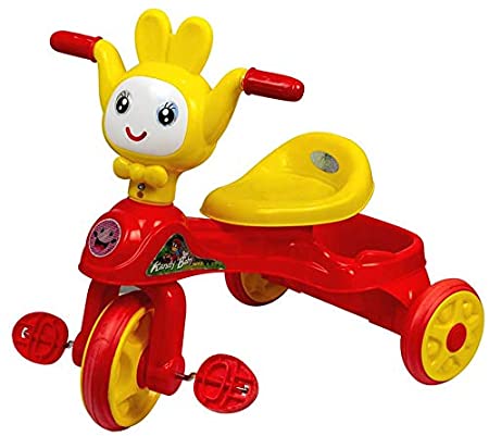 Kandy Baby Tricycle Ride on Bicycle with Music and Pedal and Back Storage