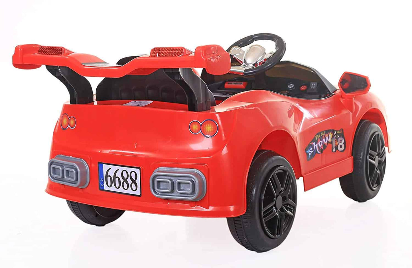 Battery Operated Sporty Car Ride On for 2 to 5 Years Kids, Red
