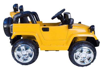 Fliptoy Off Roader Jeep Rechargeable Battery Operated-Ride-on for Kids,Yellow