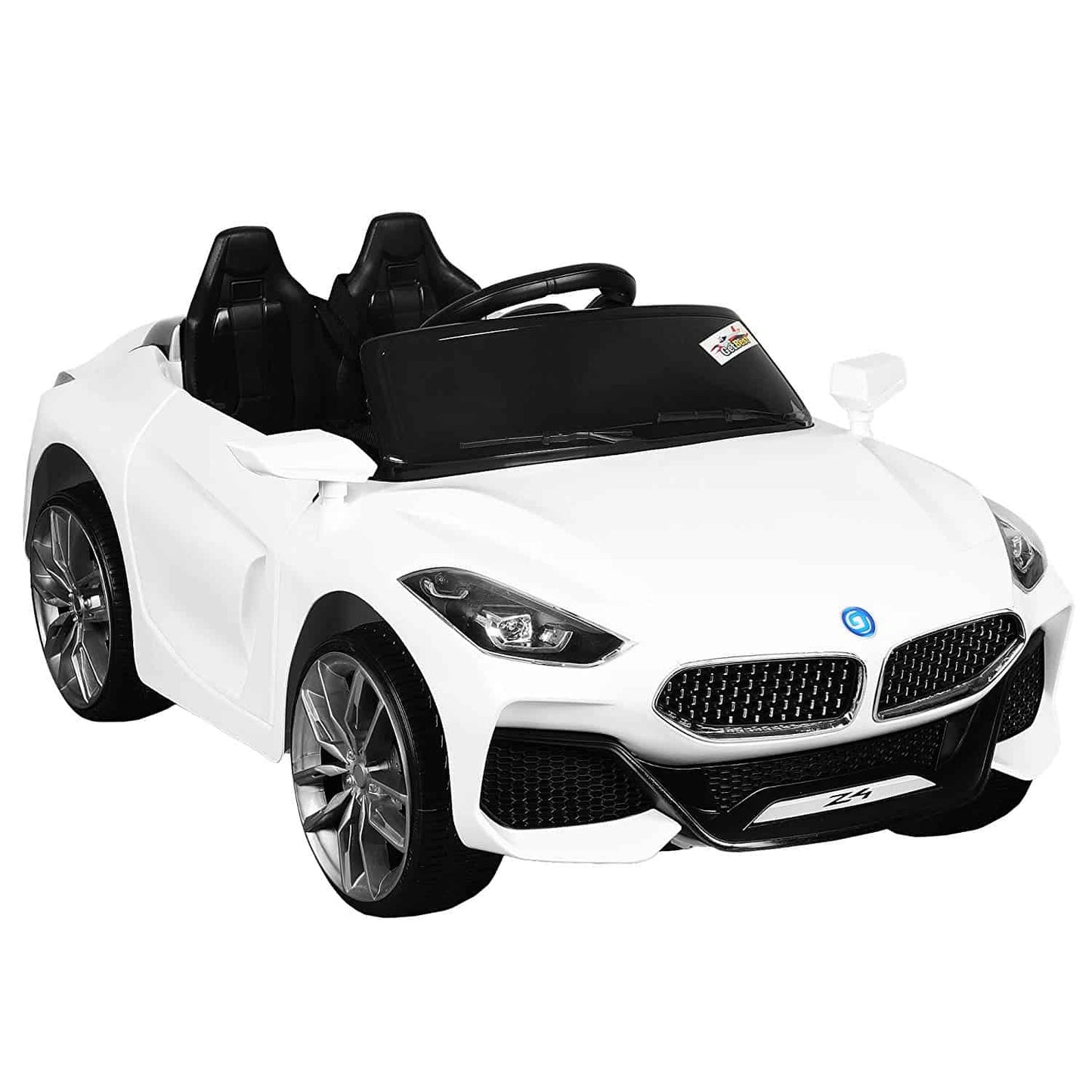 Z4 Kids Battery Operated Ride on Car for Kids with | Suitable for 2-7 Years| 12V Battery| Twin Motors| Swing Function| White