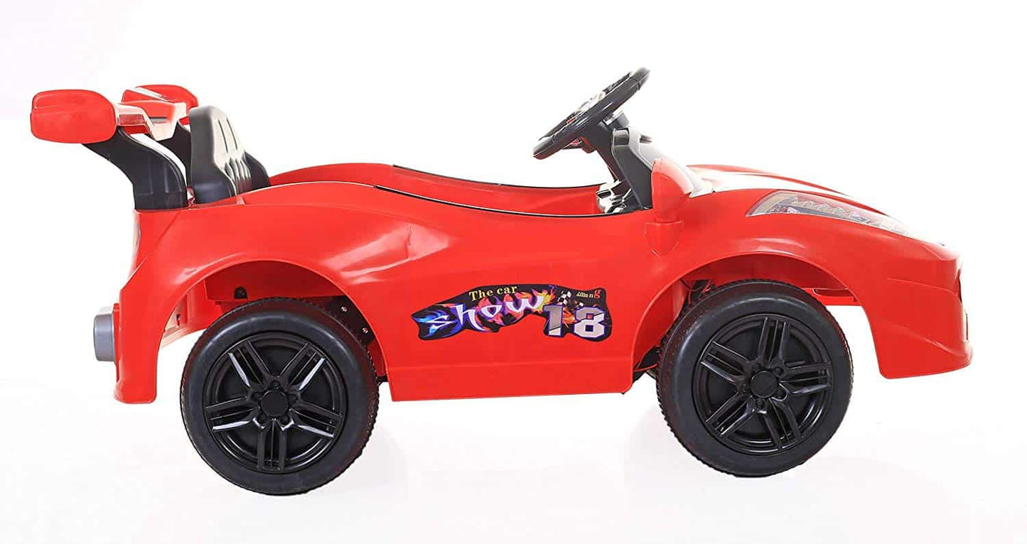 Battery Operated Sporty Car Ride On for 2 to 5 Years Kids, Red