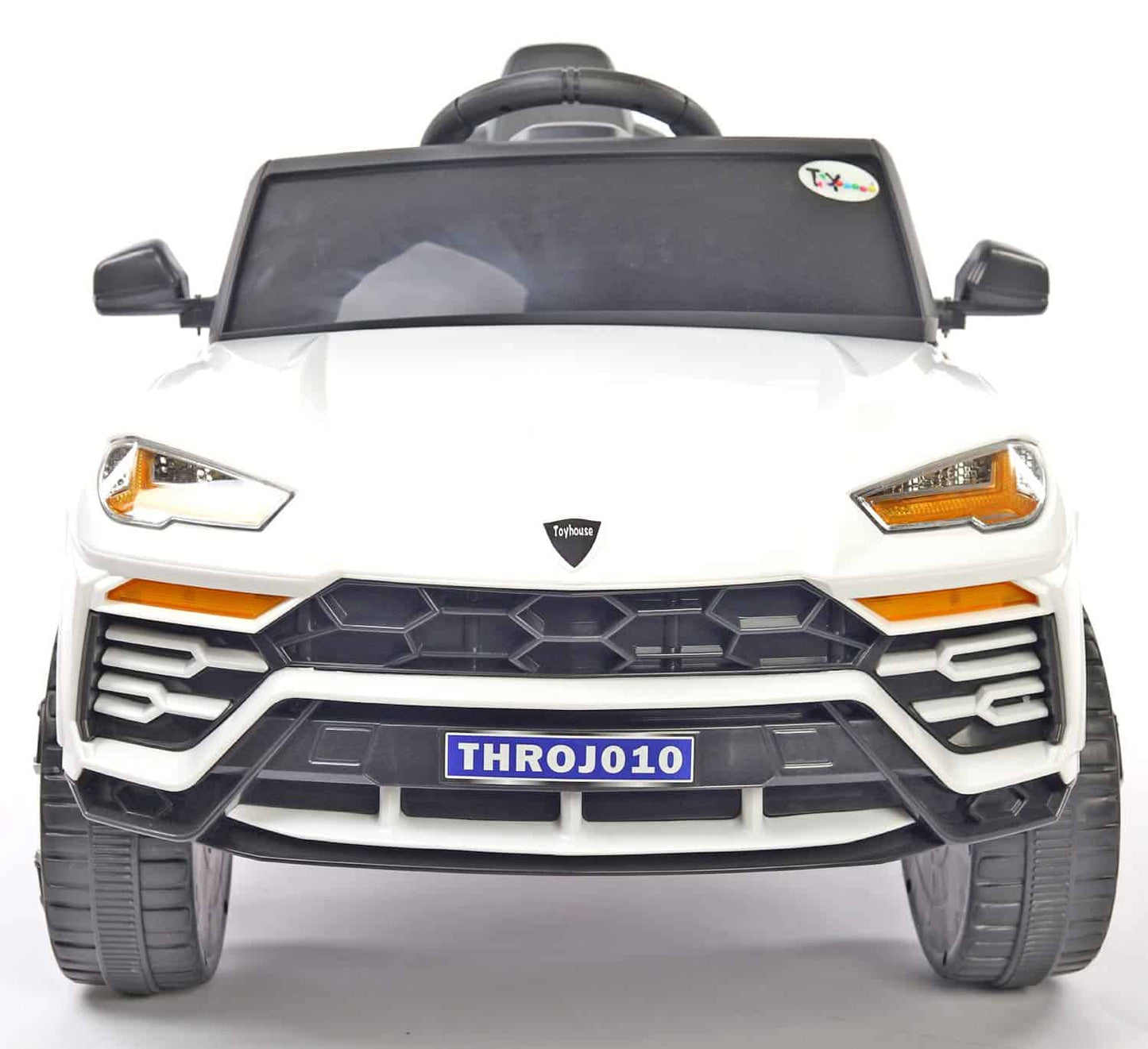 Dazzling Lambro SUV Rechargeable Battery Operated Ride-On Car for Kids ( 2 to 5yrs ), White