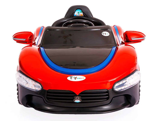 House Sports Rechargeable Battery Painted Ride-on Car (Red, THROC001-2Red)