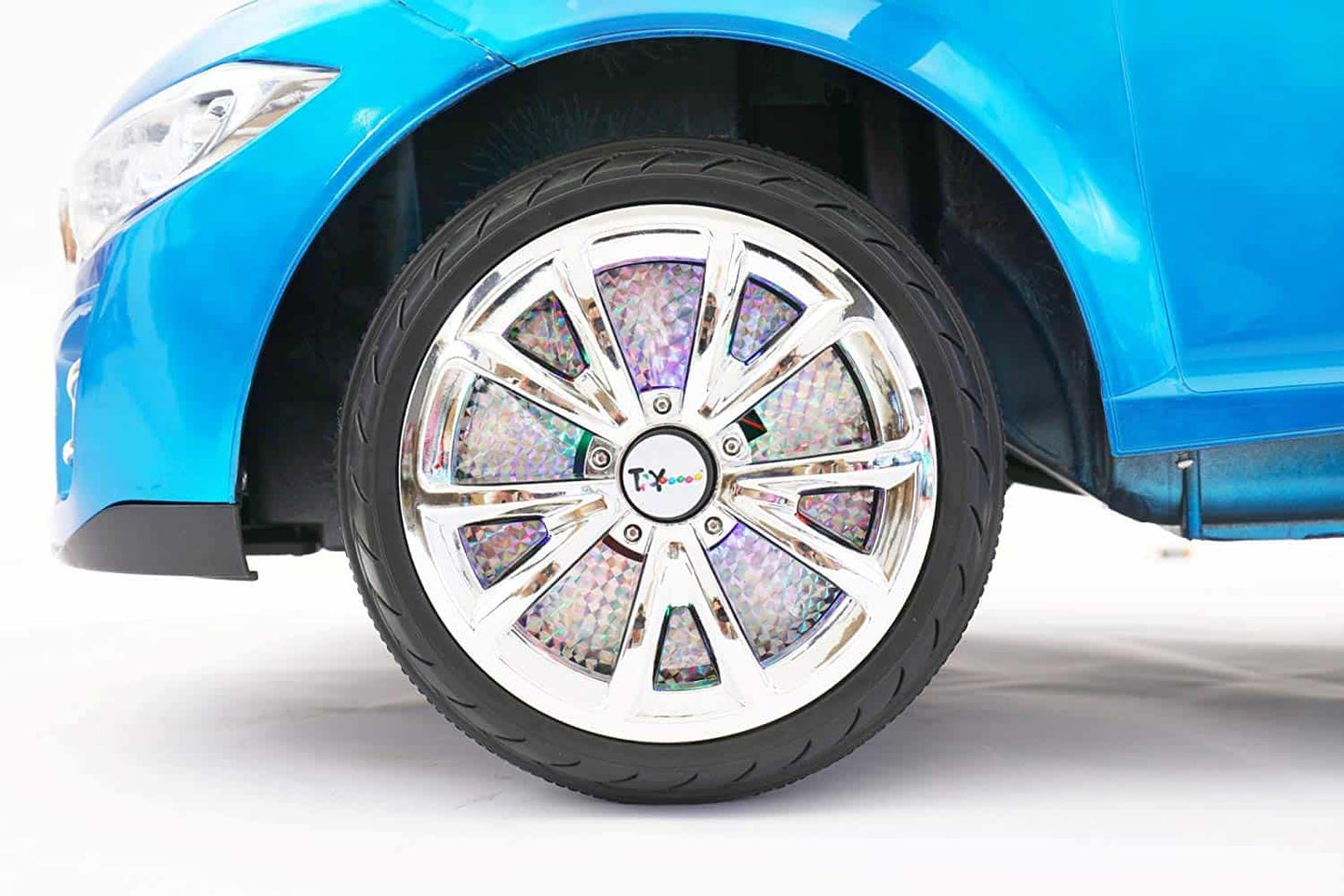 Kid's Avenger Luxurious Rechargeable Battery Operated Ride-on Car Painted with Remote (Blue, THROC002B)