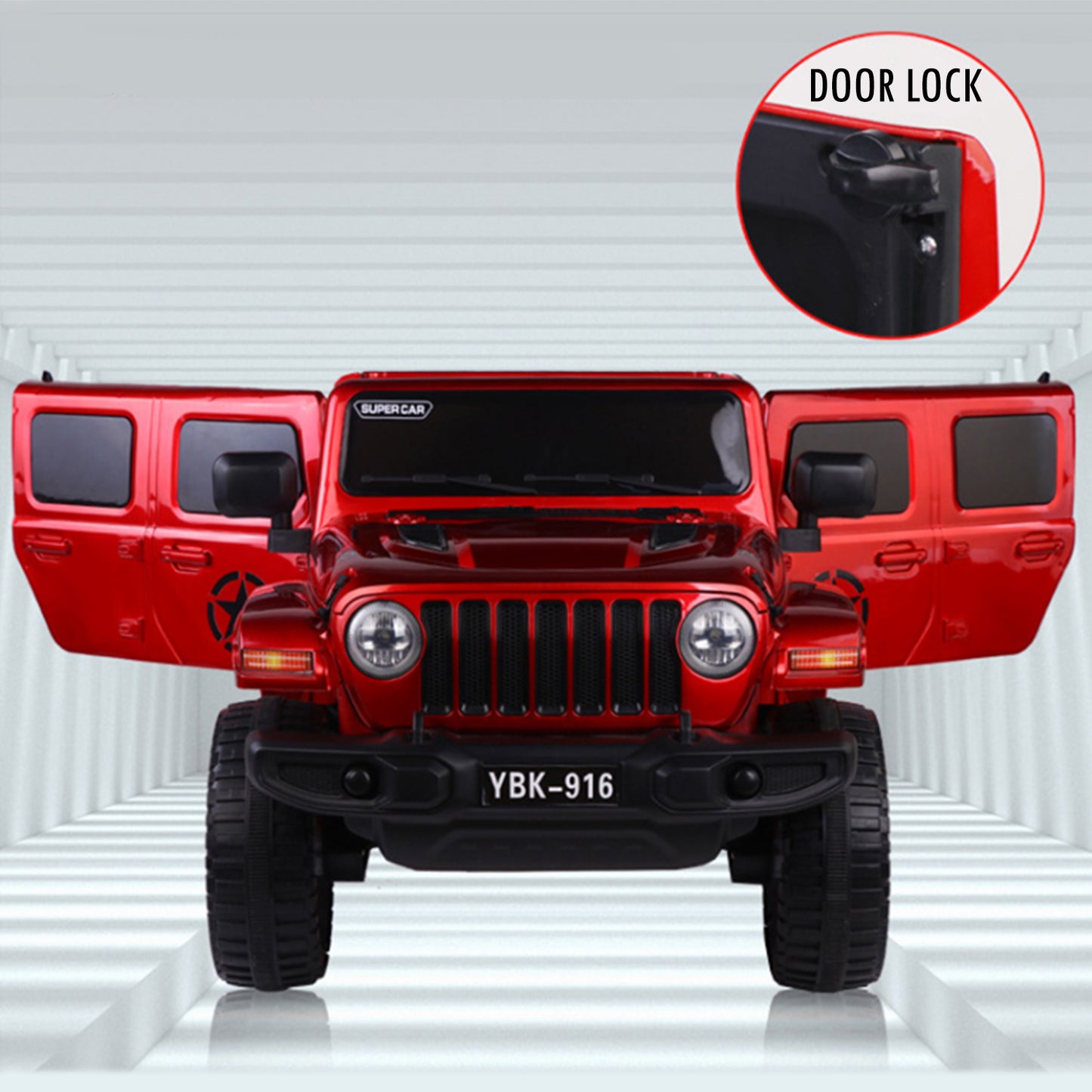Fliptoy™ Kids 4x4 jeep | 12v battery jeep for kids | YBK-916