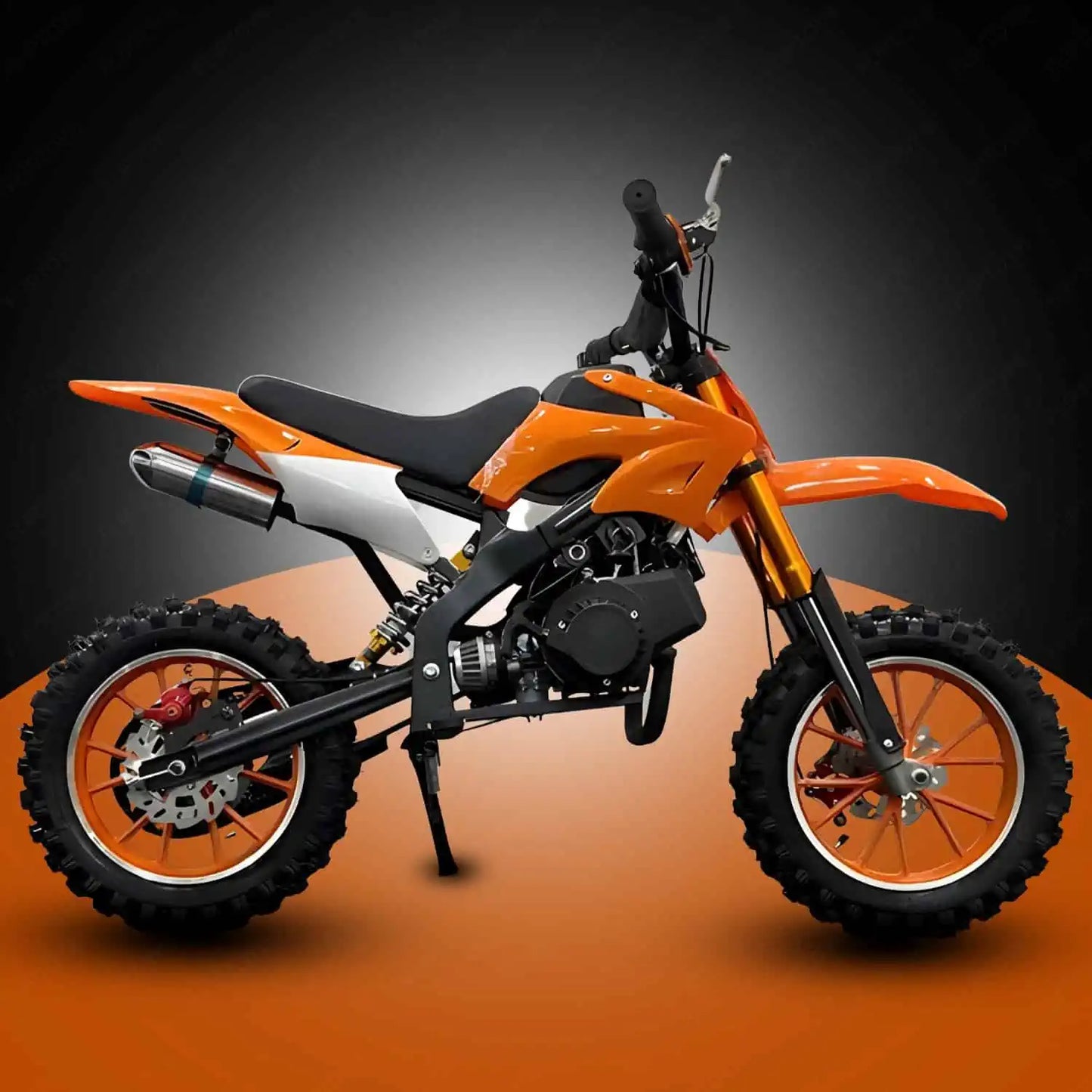 Dirt bike for kids | 50cc Petrol bike | pocket bike | With free Kids Protective Gear Set ( 7 year to 11) 2 stroke engine