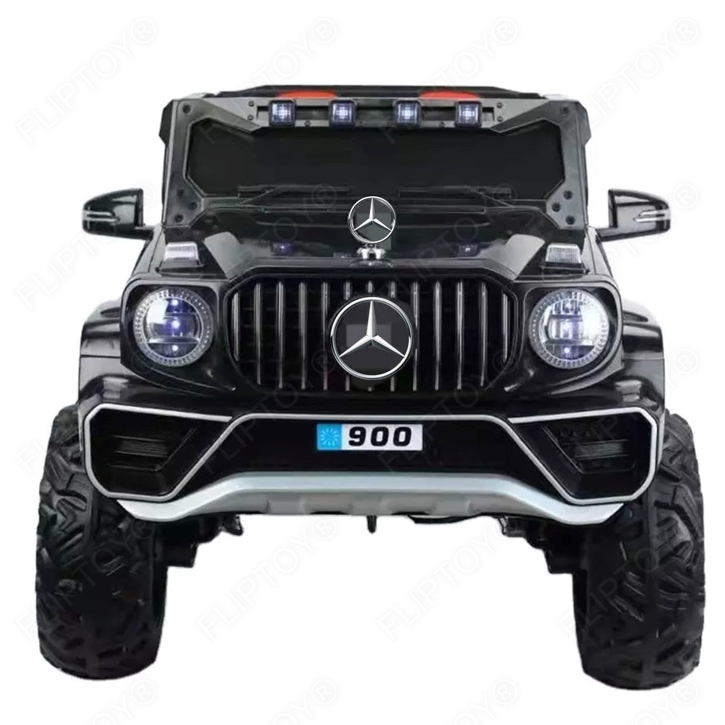 Fliptoy® | Kids ride on jeep | 4x4 | 2 seater | for age group 2-7 year | MP3 music player | Big jeep