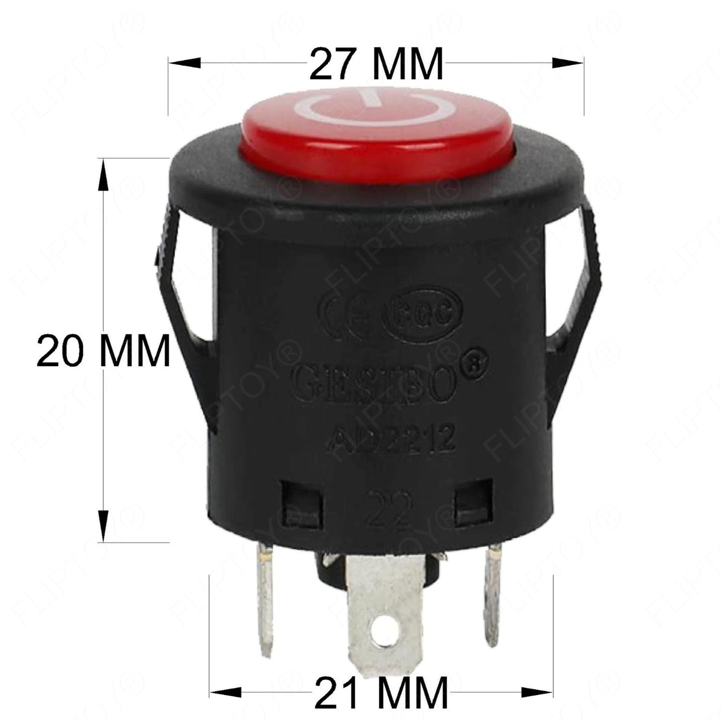 Electric ride on Car Starter On Off Power Switch | Work on 12 Volts 6 Volts
