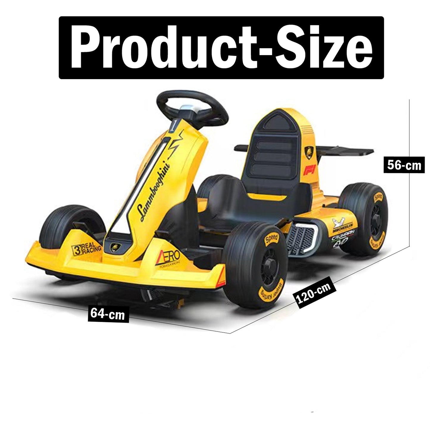 Fliptoy | electric go kart 12V | ride on toy | battery operated cars for 8 year old
