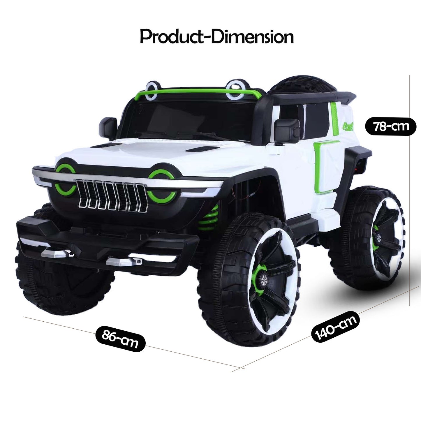 Fliptoy® | kids ride on jeep | Four Wheel drive ride ons (4*4)| Big size toy car FLPM-12098