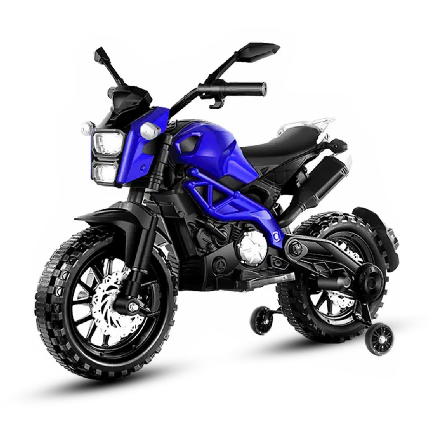 smart ktm look ride on bike for kids 3-9 age group with hand race (metallic painted)