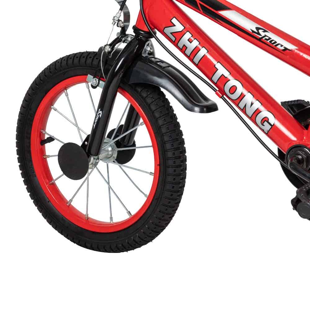 LBLA 14T Sports Kids Bicycle with Rear Seat for 3-5 Years - Red