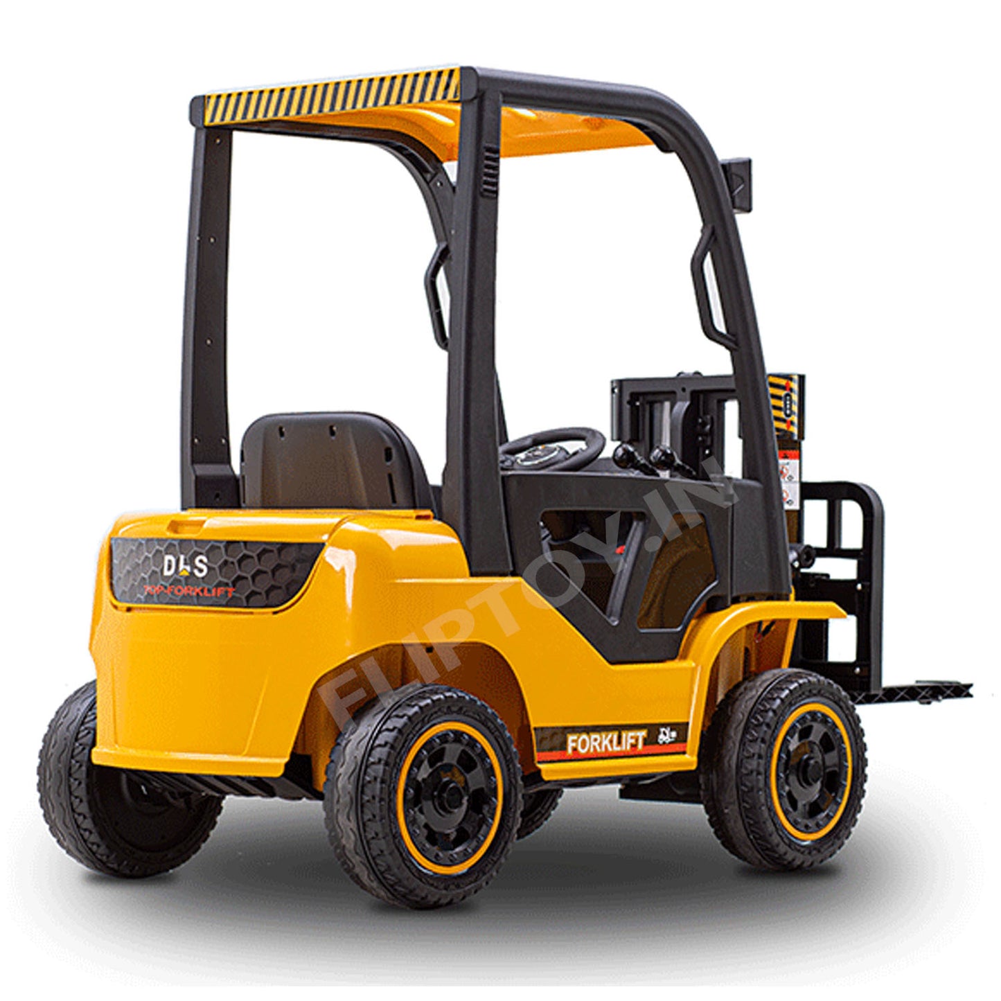 12V Kids Forklift with Remote Control | Openable Door | Storage Trunk | Electric toy Construction Vehicle