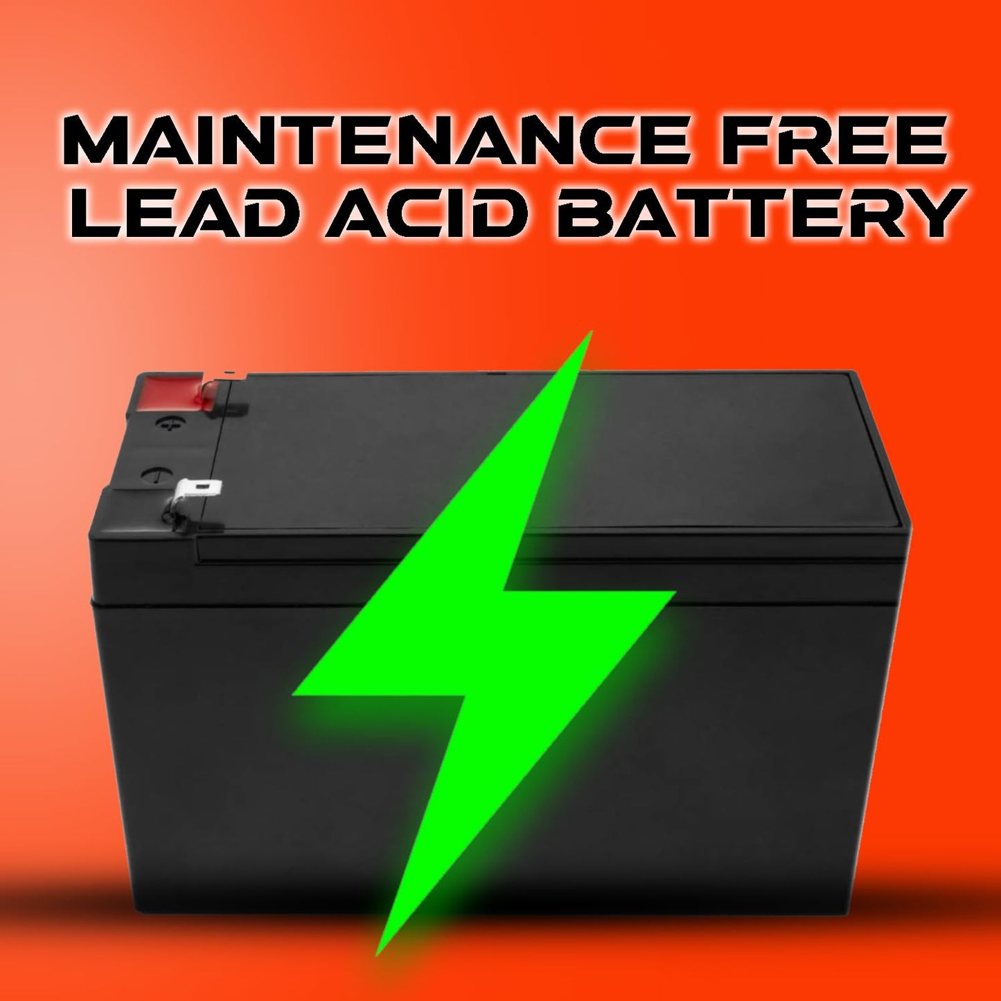 Fliptoy® | 12V Battery 7Ah Lead Acid | Perfect for UPS Systems & Kids Electric Cars