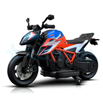 FLIPTOY®-Kids Ride-On KTM Bike – Officially Licensed, 12V Battery Operated, for Ages 3-8 Years