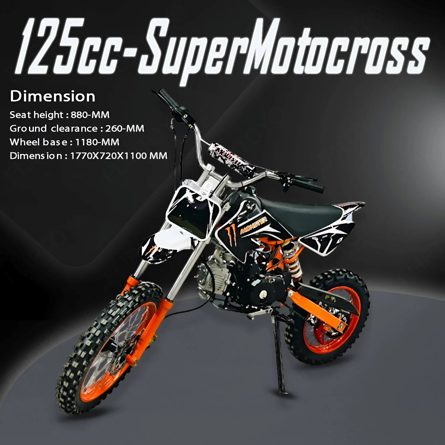  Motocross y pit bike de 125cc para adultos, moto cross y pit  bike 125, motocross y pit back : Automotriz
