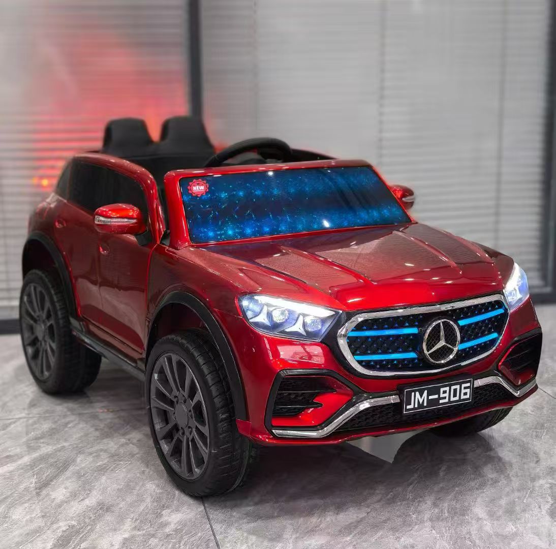 12V Kids Ride-On Mercedes Style Car with Remote Control, Rechargeable Battery, Music Player USB, Electric Toy Car for Kids (1–7 Years)