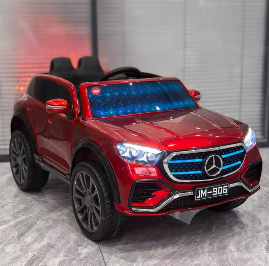12V Kids Ride-On Mercedes Style Car with Remote Control, Rechargeable Battery, Music Player USB, Electric Toy Car for Kids (1–7 Years)