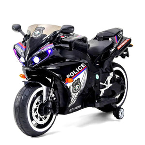 Explore Endless Adventures with our Police Electric Motor Bike for Kids Battery Operated Motorcycle for 3 7 Year Old Boys and Girls Fliptoy