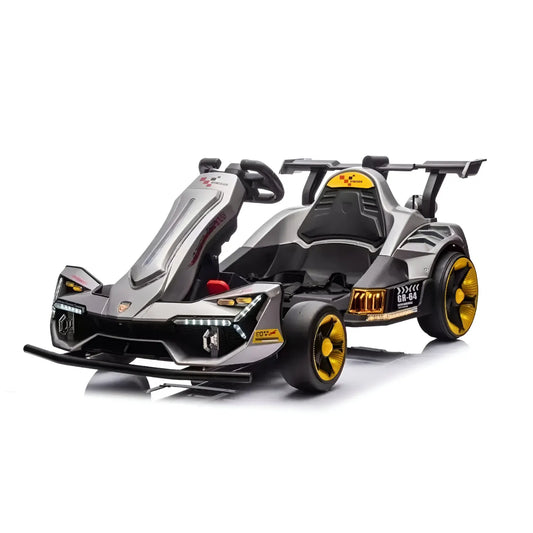 Go Kart for Kids - 24V Drift Cart with 300W Motors, EVA Tires & Electric Pedal