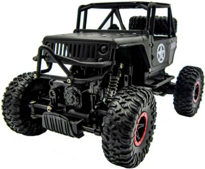 2.8Ghz 1:20 Scale RC Vehicle Army Car 4 WD Shaft Drive Waterproof High Speed Remote Control & chargeble Monster Off Road Truck Alloy Metal Body  (Random)