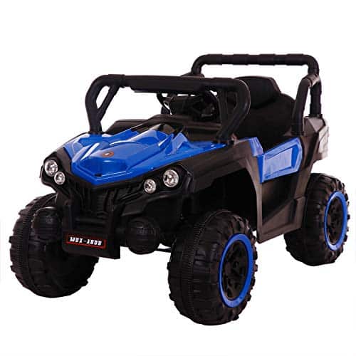 808 Battery Operated Ride on Jeep for Kids with Remote Control, Blue