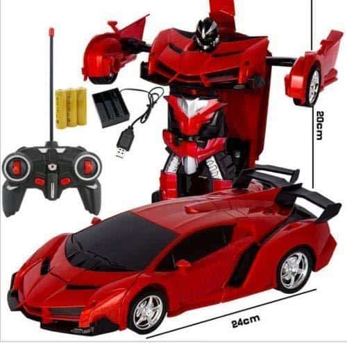 Remote Control Robot Bugatti 2in1 Transform Car Toy For Kids