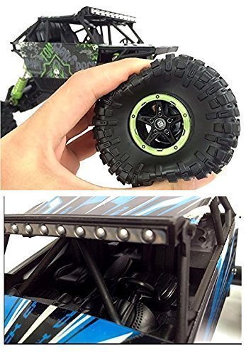 Dirt Drift Waterproof Remote Controlled Rock Crawler RC Monster Truck, 4 Wheel Drive, 1:18 Scale 2.4 Ghz (Random Colour)