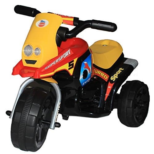 Mini Battery Operated Kids Bike Turbo Red Yellow