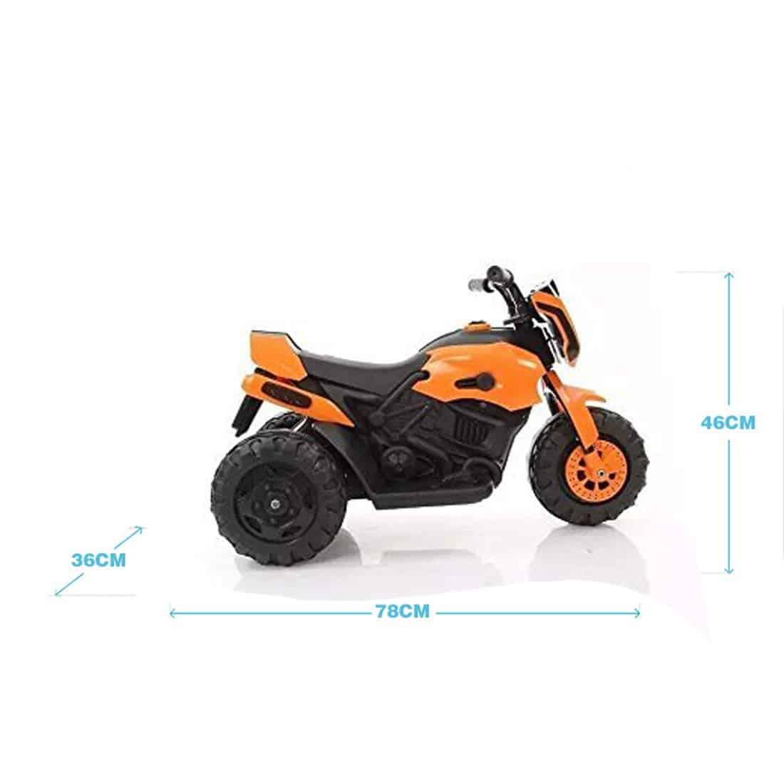 Damned GS-800 Battery Operated Sports Bike | Single Motor Ride On Bike with 20 Kg Weight Capacity Kids Bike / Bike for Kids / -- Orange