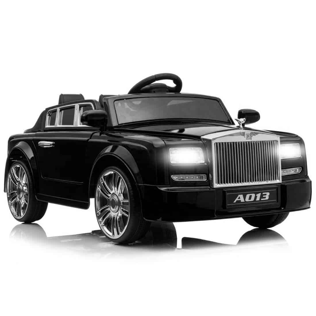 Rolls Royce Toy Car Rechargeable Battery Operated Ride on car for KidsToddlers with Remote Control Electric Motor Car Suitable Babies for Boys & Girls (Black)