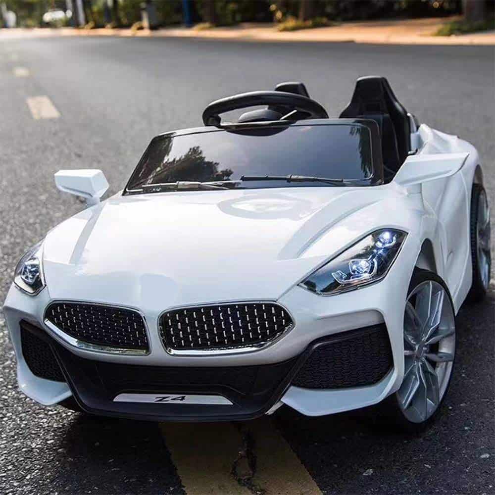 Z4 Kids Battery Operated Ride on Car for Kids with | Suitable for 2-7 Years| 12V Battery| Twin Motors| Swing Function| White