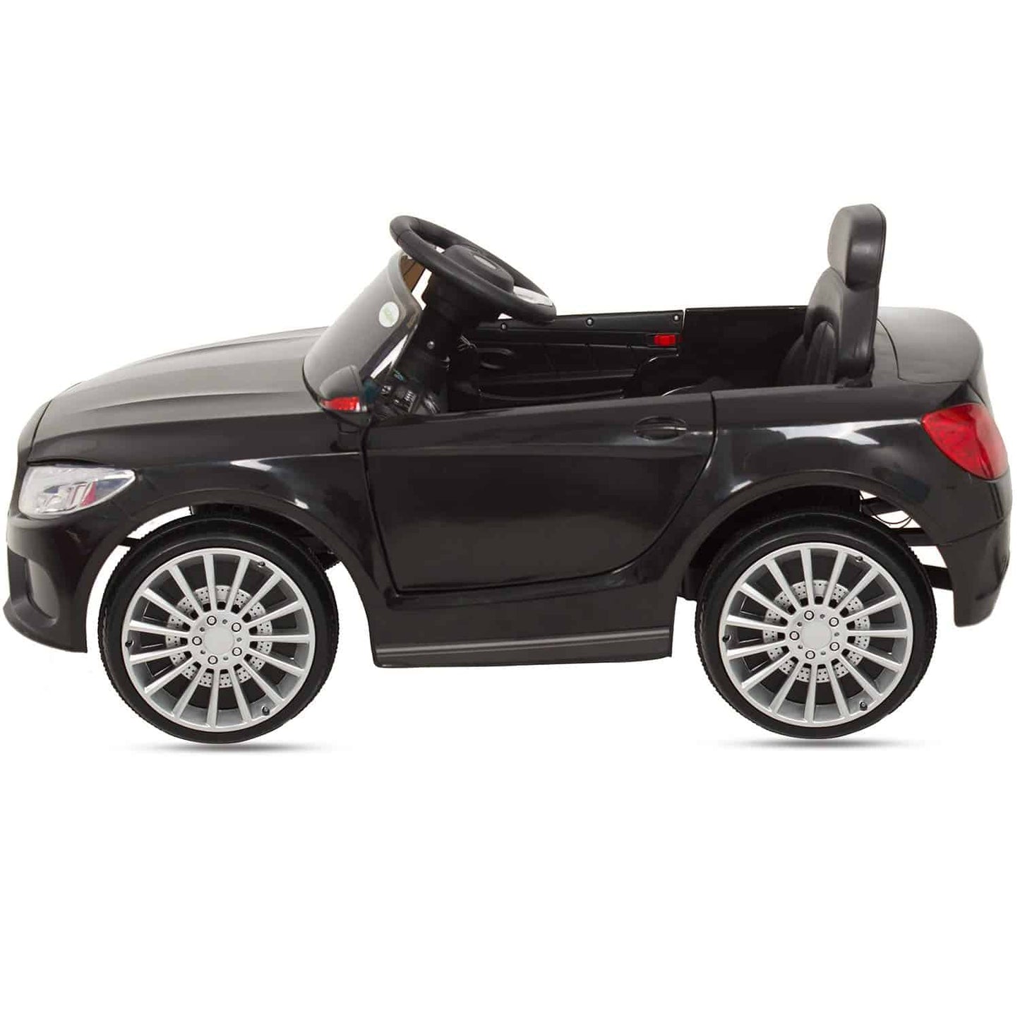 Rechargeable Battery Operated car Ride-on Car with Parental Remote Control for Kids (Black)