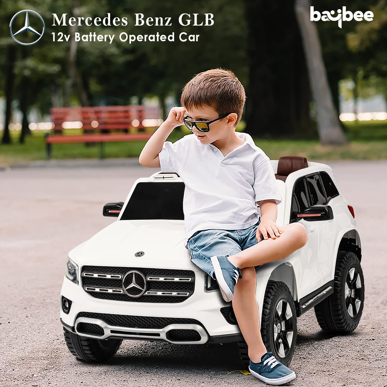 Benz ride deals on car