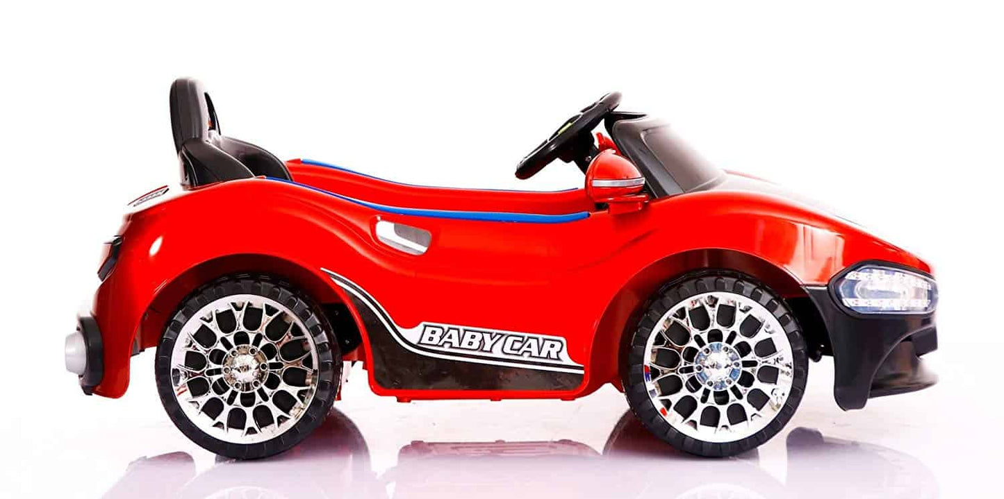 House Sports Rechargeable Battery Painted Ride-on Car (Red, THROC001-2Red)