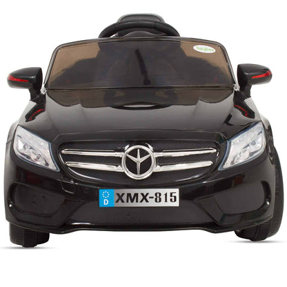 Rechargeable Battery Operated car Ride-on Car with Parental Remote Control for Kids (Black)