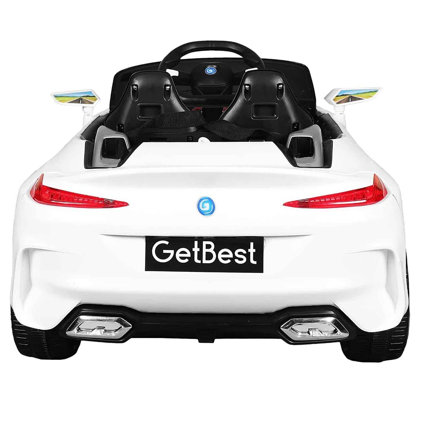 Z4 Kids Battery Operated Ride on Car for Kids with | Suitable for 2-7 Years| 12V Battery| Twin Motors| Swing Function| White