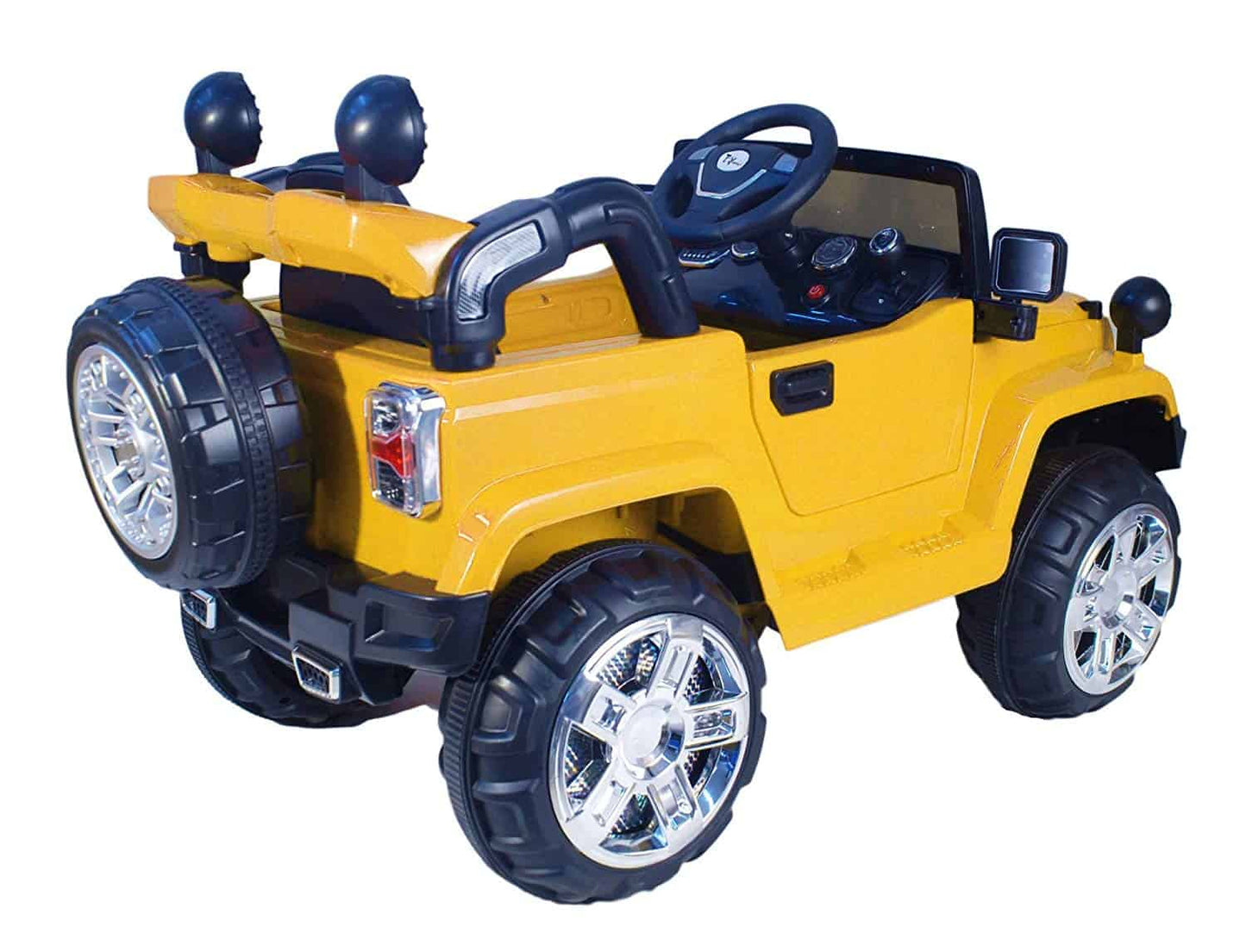 Fliptoy Off Roader Jeep Rechargeable Battery Operated-Ride-on for Kids,Yellow