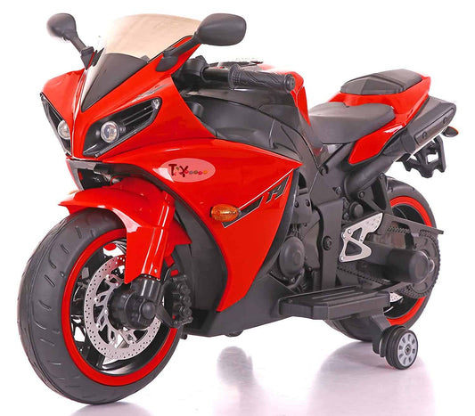 Yamaha R1 Bike with Rechargeable Battery Operated Ride-on for Kids(2 to 6yrs),Red