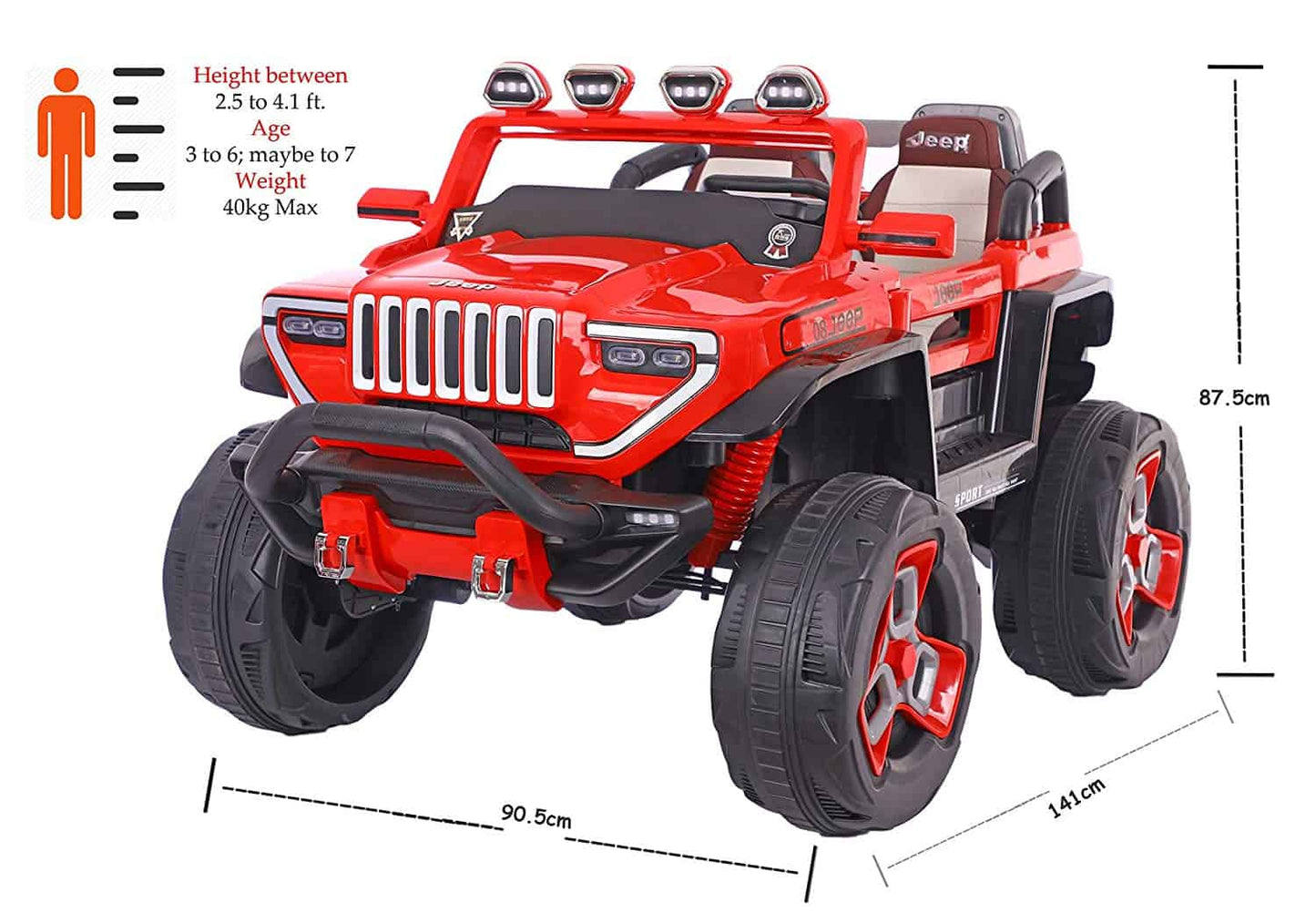 Hummer jeep for kids Rechargeable Battery Operated Ride-on