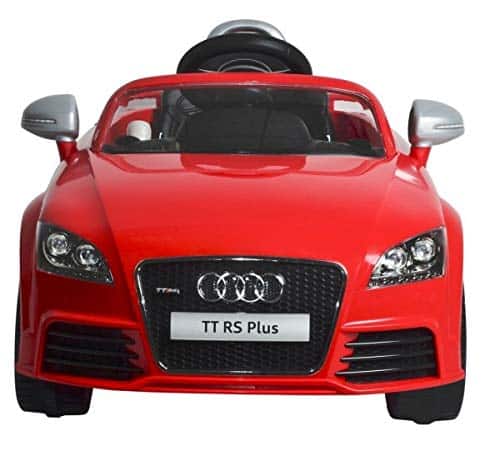 Audi Licensed Ride on car Suitable for 2 to 5 Years Old Kids with Rechargeable Audi ttrs plus 12V Battery, Lights and Parental Remote Control