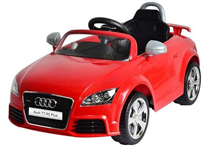 Audi Licensed Ride on car Suitable for 2 to 5 Years Old Kids with Rechargeable Audi ttrs plus 12V Battery, Lights and Parental Remote Control