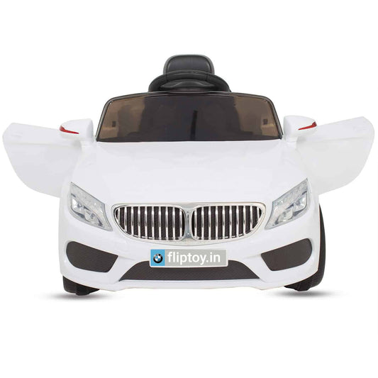 Fliptoy™ bmw kids car | for Kids with 20Kg Weight Capacity Kids Car/ Children Car / Kids Cars to Drive / Baby Car / Electric Car for Kids- White