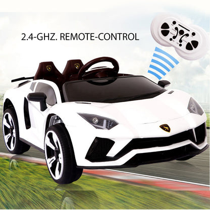 Fliptoy™ | Lamborghini style | 12V Ride on car | toy sports car | Parental Remote Control car -With Music System | Model No. LT-1140