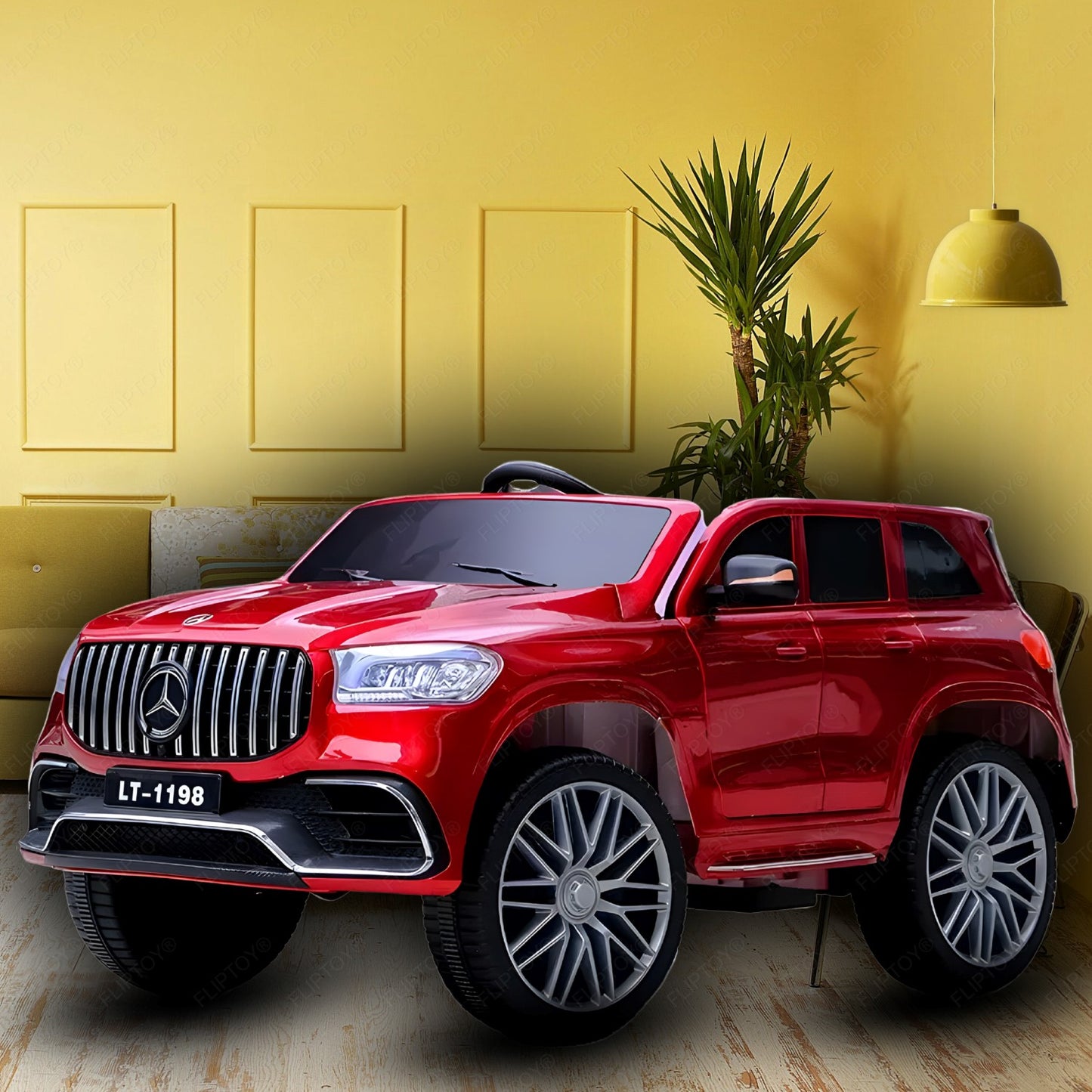 Baby SUV stylish ride on | 12v battery oprated | SUV style 2 seater baby car | Metallic color