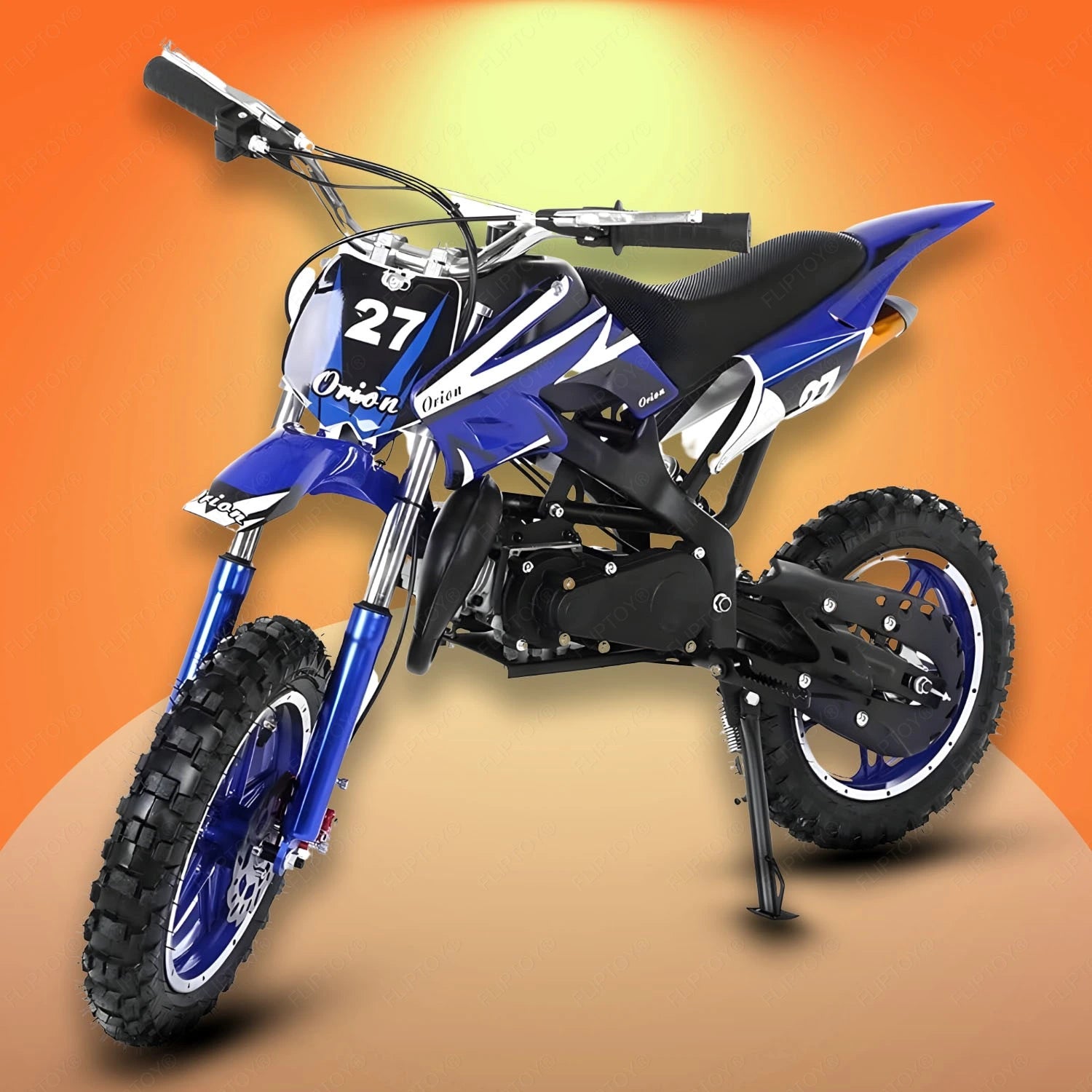 Adventure Awaits: 50cc Petrol Dirt Bike for Kids with Free Protective Gear  Set – Fliptoy®