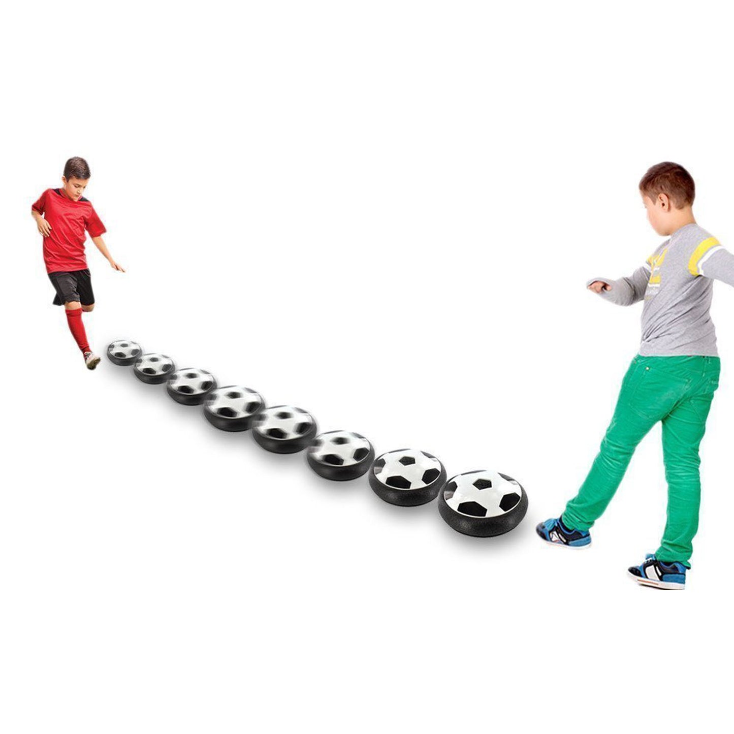 Hover soccer ball | with Foam Bumpers and Colorful LED Lights | hover ball